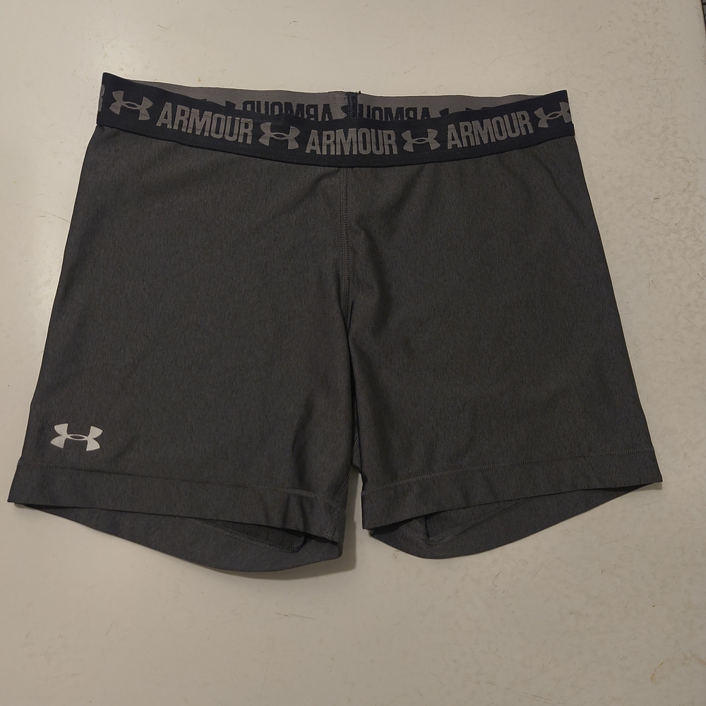 Under Armour Women's Dark Gray Athletic Shorts